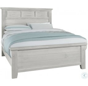 Sawmill Alabaster Two-Tone Louver Bedroom Set