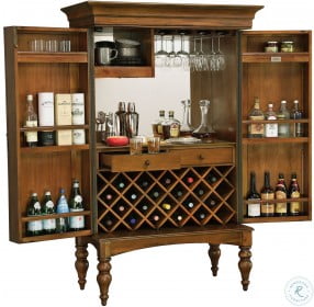 Toscana Brown Wine Cabinet