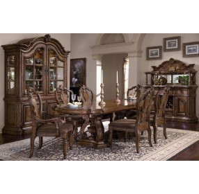 San Mateo Extendable Double Pedestal Dining Table