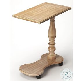 Mabry Driftwood Mobile Tray Table