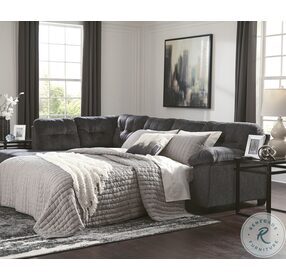 Accrington Granite 2 Piece Sleeper Sectional with LAF Chaise