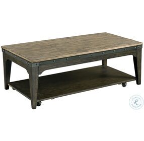 Plank Road Charcoal Artisans Rectangular Occasional Table Set