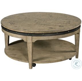 Plank Road Stone Artisans Round Cocktail Table