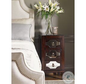 Kensington Place Lucerne Mirrored Nightstand