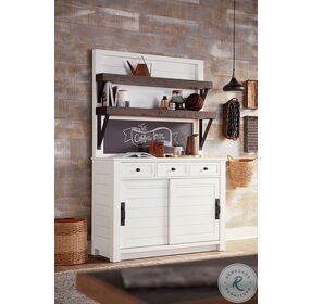 Junction White Collar And Everyday Gray Shiplap Cupboard