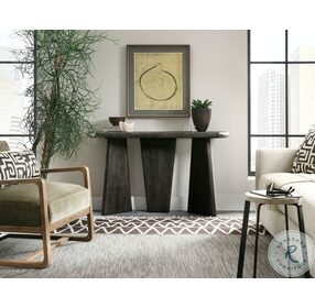 Commerce And Market Black Leg Console Table