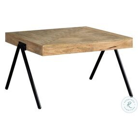 Avery Natural And Black Occasional Table Set