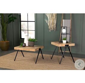 Avery Natural And Black Coffee Table