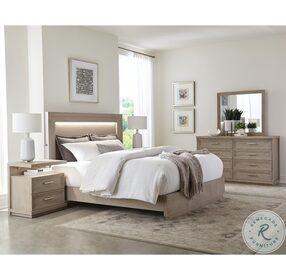 Cascade Dovetail Queen Illuminated Panel Bed