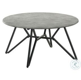 Hadi Cement And Gunmetal Occasional Table Set