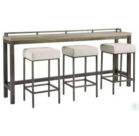 Curated Mitchell Greystone 4 Piece Counter Height Dining Set