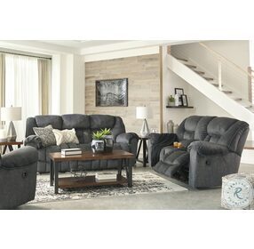 Capehorn Granite Double Reclining Console Loveseat