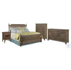 Weatherford Heather Queen Westland Poster Bed