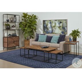Avery Rayz Brown And Black Nesting Cocktail Table