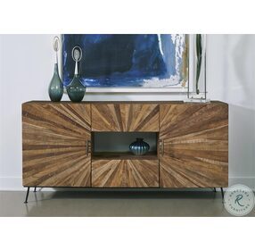 Avery Rayz Brown And Black Credenza