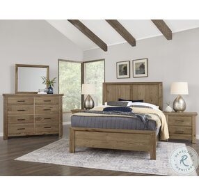 Yellowstone Chestnut Natural King Panel Bed