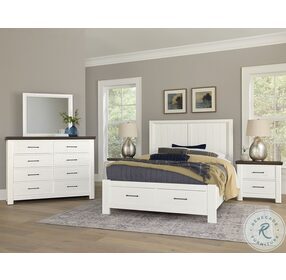 Yellowstone White Storage Queen Panel Bed