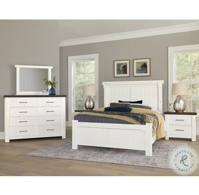 Yellowstone White American Dovetail King Low Profile Bed