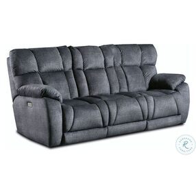 Wild Card Charcoal Power Reclining Sofa With Power Headrest And Zero Gravity