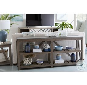 Staycation Driftwood Sofa Table