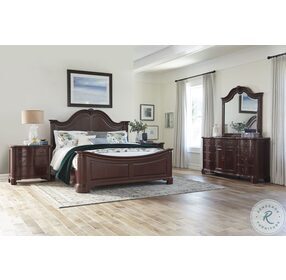 Cherry Grove Classic Antique Cherry Queen Mansion Bed