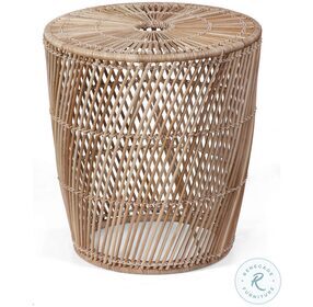 Aleyna Natural Round End Table