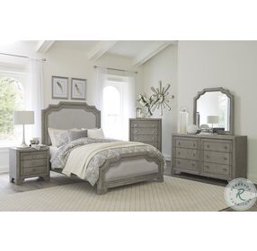 Colchester Driftwood Gray Queen Panel Bed