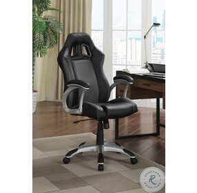 Roger Black And Grey Adjustable Office Chair
