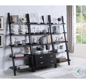 Bower Cappuccino Bookcase With Storage