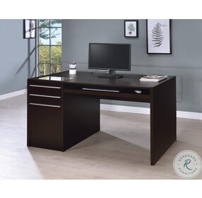 Halston Cappuccino Connect-It Desk