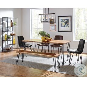 Asher Walnut 7 Shelf Bookcase