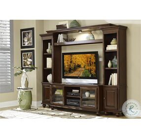 Lenore Cherry Wood 58" TV Stand