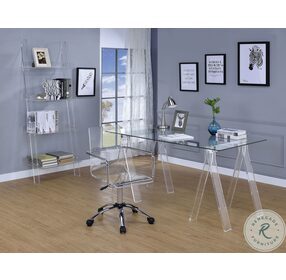 Amaturo Clear Acrylic Writing Desk