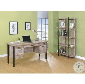 Samson Weathered Oak Office Desk