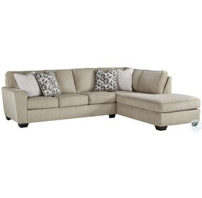 Decelle Putty RAF Corner Chaise Sectional