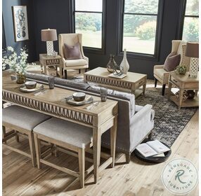 Devonshire Weathered Sandstone Chairside Table