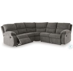 Museum Pewter 2 Piece Reclining Sectional