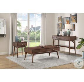 Frolic Brown 1 Drawer End Table