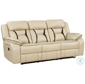 Amite Beige Double Reclining Living Room Set