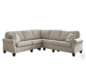 Alessio Beige 4 Piece Sectional
