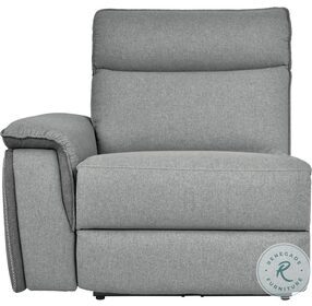 Maroni Gray Power Reclining With Power Headrest LAF Sectional