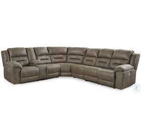 Ravenel Fossil 4 Piece Power Reclining Sectional