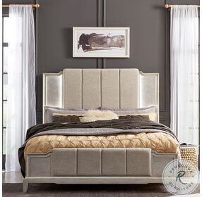 Montage Platinum Upholstered Panel Bedroom Set