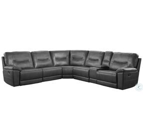 Columbus Gray LAF Reclining Sectional