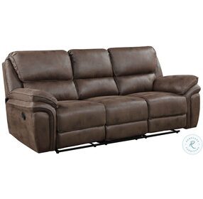 Proctor Brown Double Reclining Living Room Set