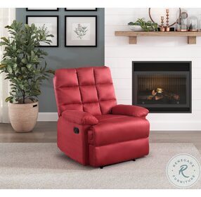 Colin Red Recliner
