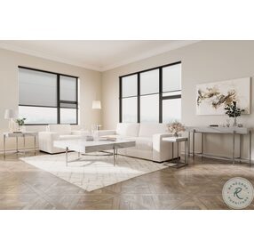 Masseria Gray And White Sofa Table