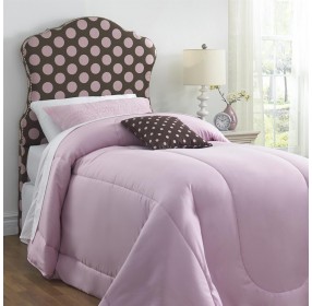 Molly Pink Twin Upholstered Headboard