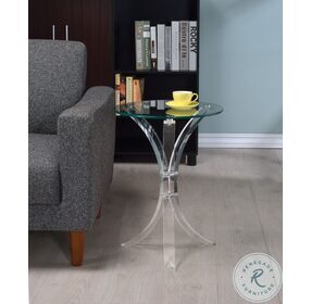 Emmett Clear Accent Table