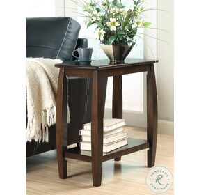 Raphael Cappuccino Chairside Table